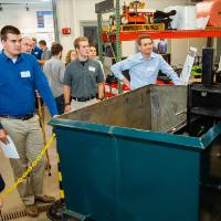 Guests at the Engineering Design Project Preview Event